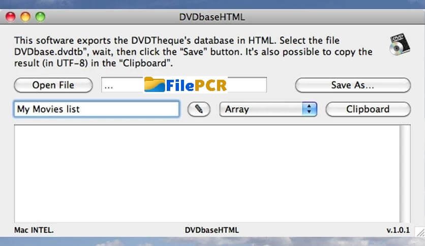 Toroco DVDbaseHTML