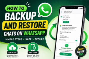 Backup and Restore Chats on WhatsApp